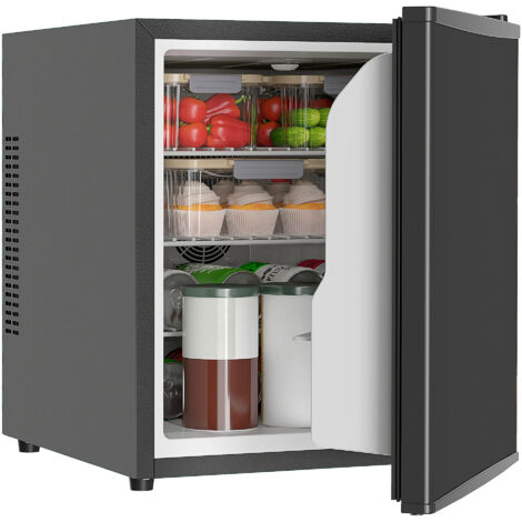 Mini-frigo 44L/46 boîtes Petit frigo avec thermostat réglable 43 x 51 x 51,3 cm. Noir