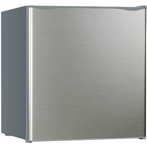Mini frigo avec congélateur BERGEN 46L compact et pratique pour boissons et aliments Faible Niveau Sonore en Inox mini bar
