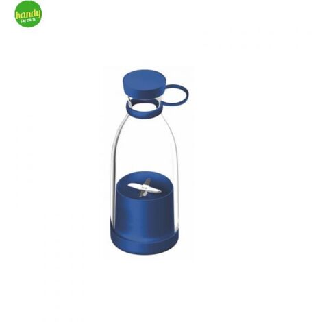 Mini Frullatore Handy 380ml USB Blu