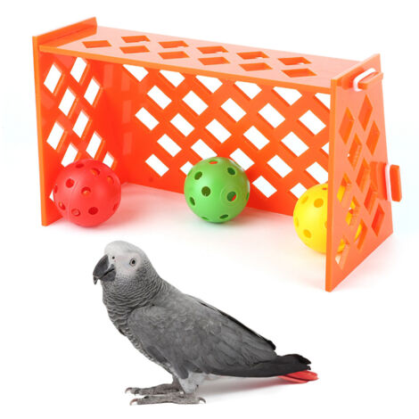 Mini-Fußballfeld für Papageien – Lernspielzeug und Intelligenzpuzzle für Vögel