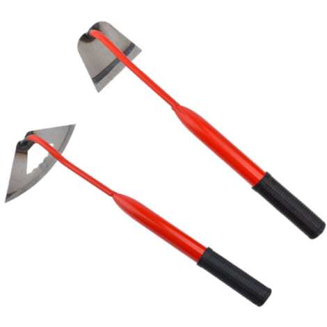 Mini-Gartenhacken mit langem Stiel zum Jäten, Belüften und Pflanzen – Gartengeräte