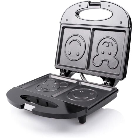 Mini gaufrier double, gaufres, gaufrier électrique, petit gaufrier, gaufres keto, Raggmunk, biscuits - AquaForge