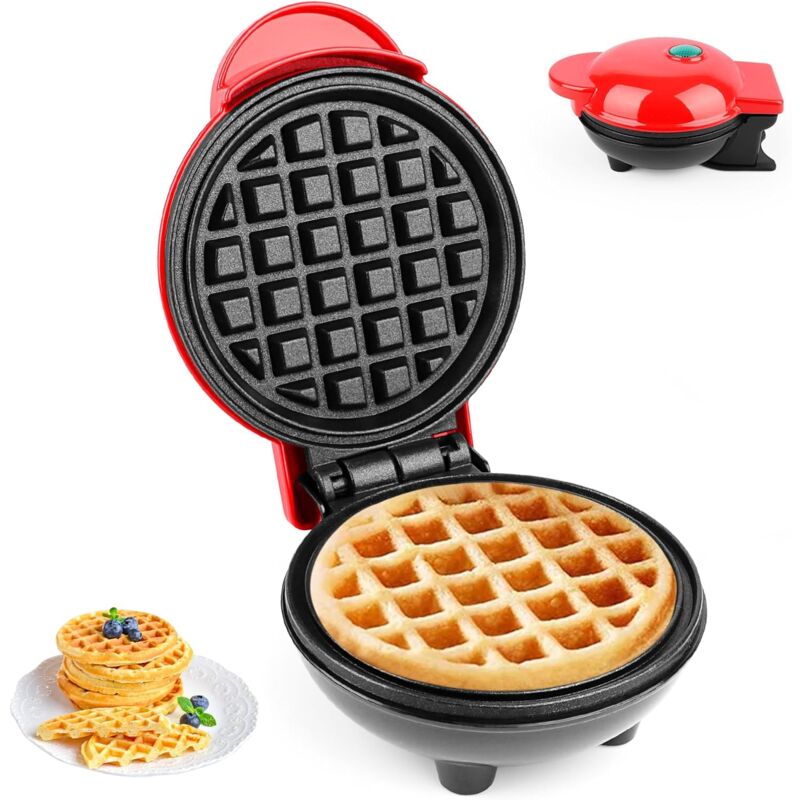 Mini gaufrier, gaufrier et crêpière Gaufre simple bulle chauffante double face classique