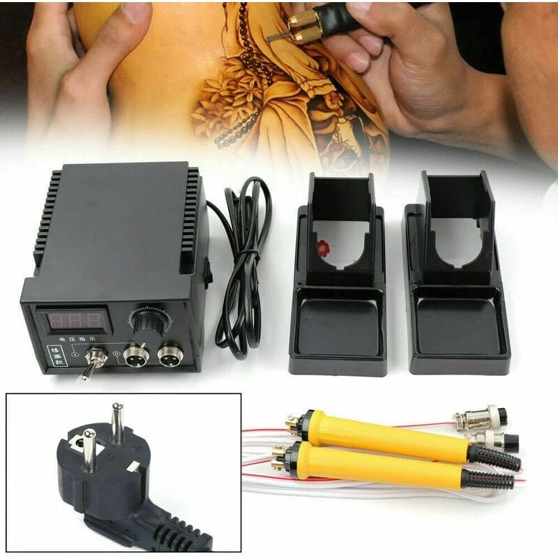 Senderpick - Fer à souder de 60 watts Kit de brûleur à bois professionnel pour le bois, le cuir et la citrouille