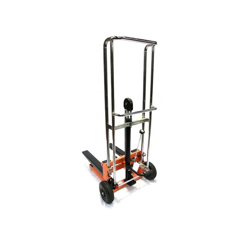 Matisère - Mini gerbeur tout terrain transportable - Levée max 1200mm - Charge max 400kg - Chantier et extérieur - 300284/RG
