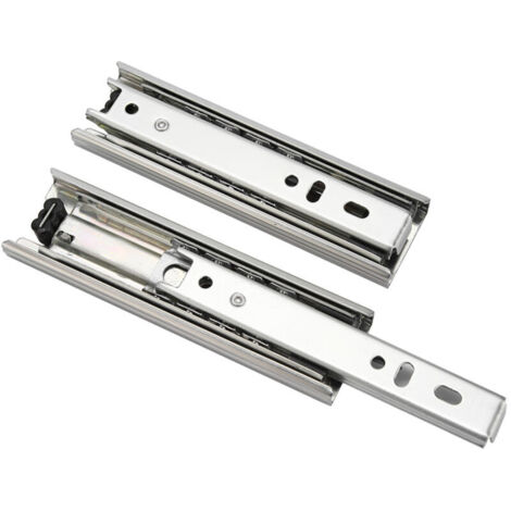 Mini glissières de tiroir courtes de 5 pouces, 2 pièces, Rail de guidage de meubles, Extension complète, quincaillerie d'armoire de cuisine