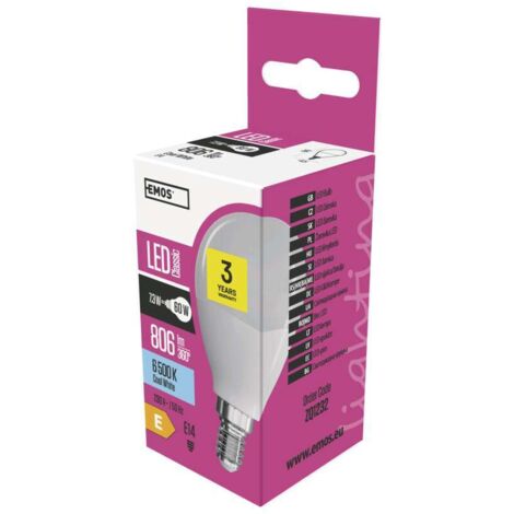 Mini Globe LED-Glühbirne E14 kaltweiß 7.3 W