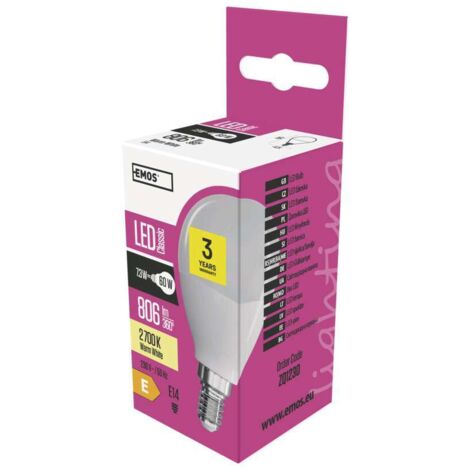 Mini Globe LED-Glühbirne E14 warmweiß 7.3 W