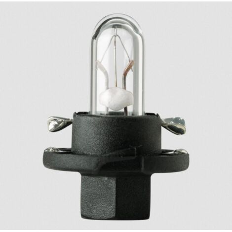 mini glühbirne mit kunststoffsockel schwarz 1/4 umdrehung 12v