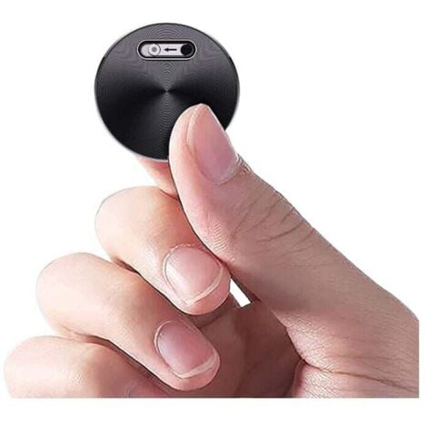 ODIPIE Mini grabadora profesional activada por voz, una de las grabadoras más pequeñas, 30 días de grabación en espera, reducción de ruido HD, color negro (4 GB)