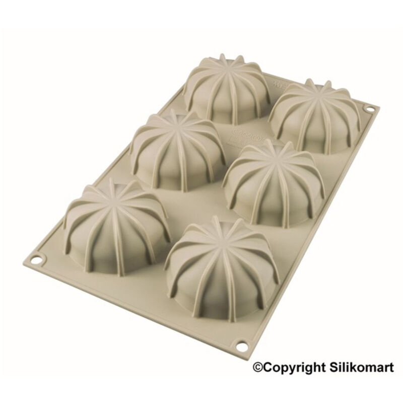 Mini-gussform 6er Goccia - 3design - Silikomart
