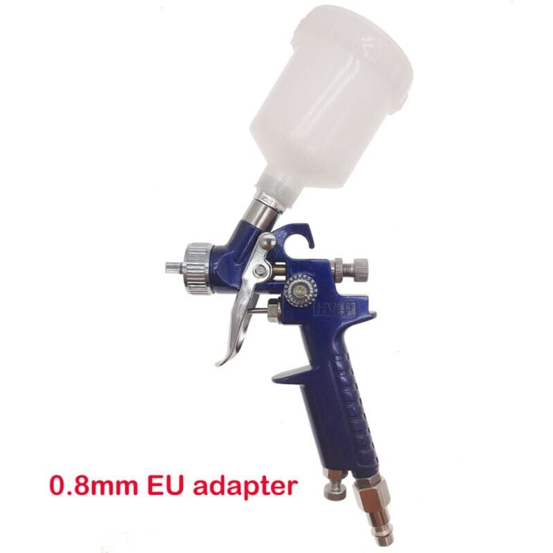 Image of Dpzo - Mini H-2000 Pistola a spruzzo professionale hvlp per aerografo per verniciatura auto Pistola pneumatica per aerografo Ugello da 1,0 mm fdc