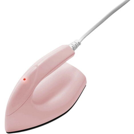 Mini hand iron, mini heat press, small iron, portable mini electric iron, suitable for handicrafts and clothing, travel and home use.