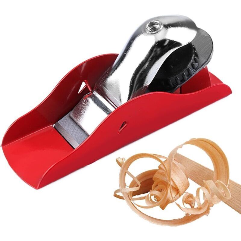 Mini Hand Plane for Woodworking - Small, Compact, Lightweight, Manually Adjustable Wood Planer, Practical Tool for Crafts, Cutting, Model Making and