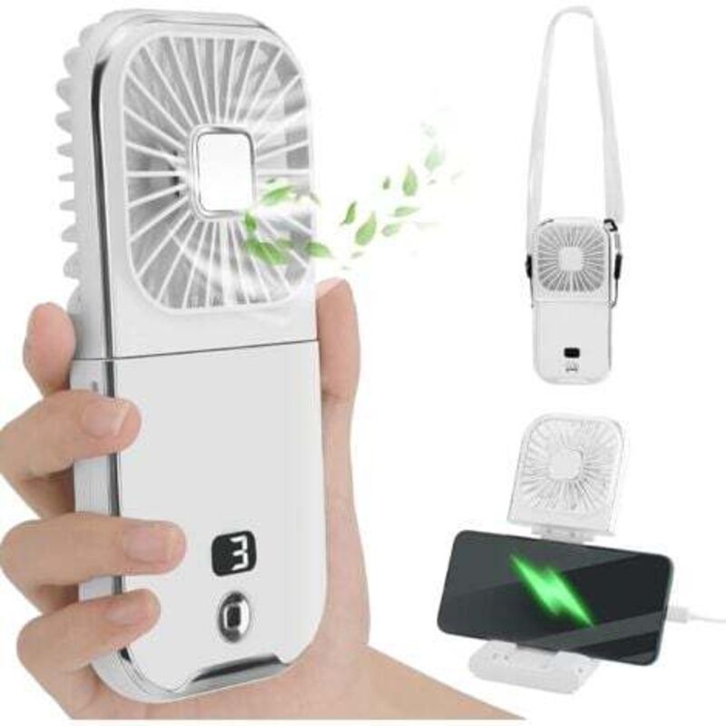 Image of Mini Handheld Portable Fan, 4 Speeds,&hellip;