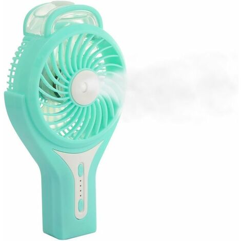 Mini Handheld USB Misting Fan with Personal Cooling Mist Humidifier Rechargeable Portable Mini Misting Cooling Fan for Home Office and Travel