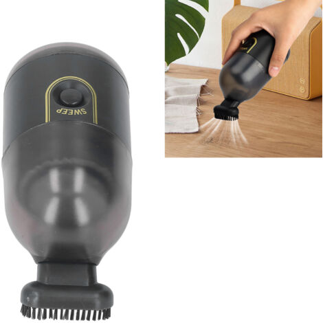 Mini-Handstaubsauger, wiederaufladbar per USB, tragbar, kabellos, für Zuhause, Büro, Auto, Schwarz – Vielseitiger elektrischer Handstaubsauger mit starker Saugkraft und günstigem Preis