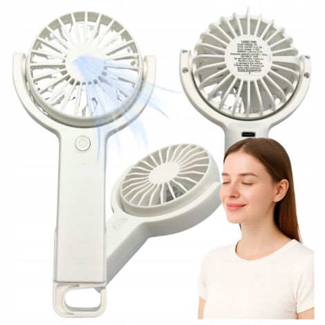 Mini-Handventilator für den Schreibtisch, leiser Reiseventilator, USB-C