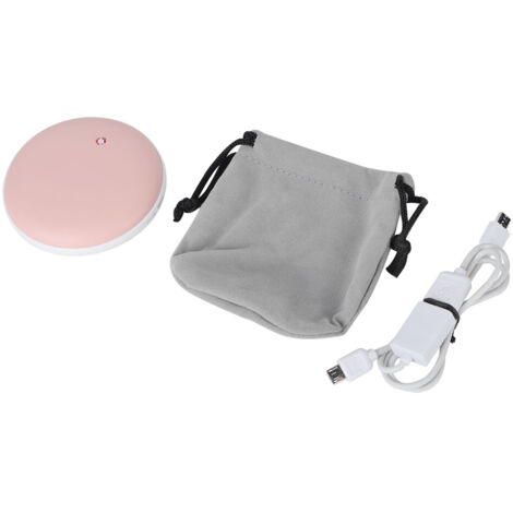 Mini-Handwärmer mit USB-Anschluss, tragbar, pink, für Winter, Büro, Outdoor-Aktivitäten