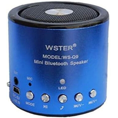Mini Haut-parleur Bluetooth Avec Radio Et Mp3 Mobile Wsq9