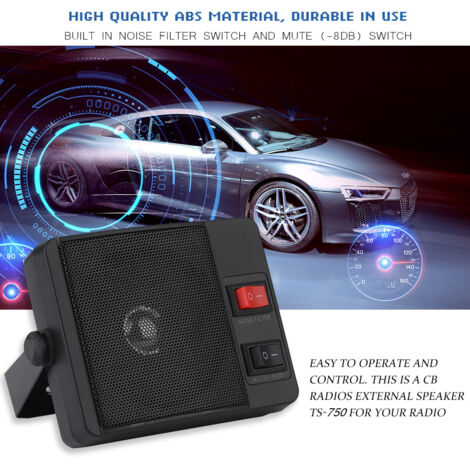 Mini haut-parleur externe pour talkie-walkie YAESU, radio bidirectionnelle pour voiture ou mobile.-AquaForge