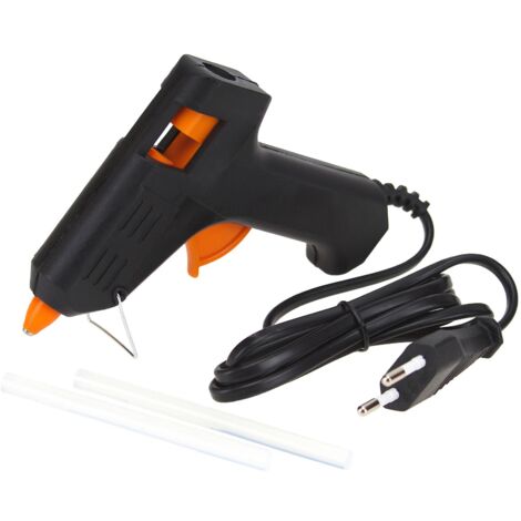 Mini Heißklebepistole Netzbetrieb 230V mit 7mm Klebesticks Klebepistole Heißkleber Bastelkleber