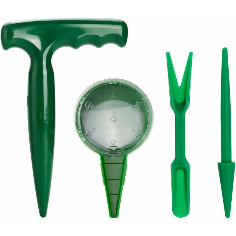 

Mini herramientas de jardinería, sembradora de herramientas de jardín, sembradora de semillas para suculentas o plantas en macetas, kit de jardinería