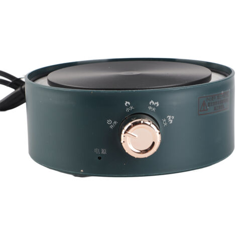 Mini hervidor portátil con placa calefactora giratoria de 360° para café, té y sopa, con panel de PP de 16 cm (19,4 oz).