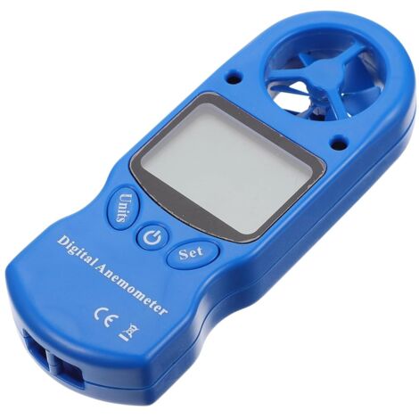 Mini Higrotermógrafo Portátil Anemómetro Digital Medición De Humedad Y Viento No Requiere Batería