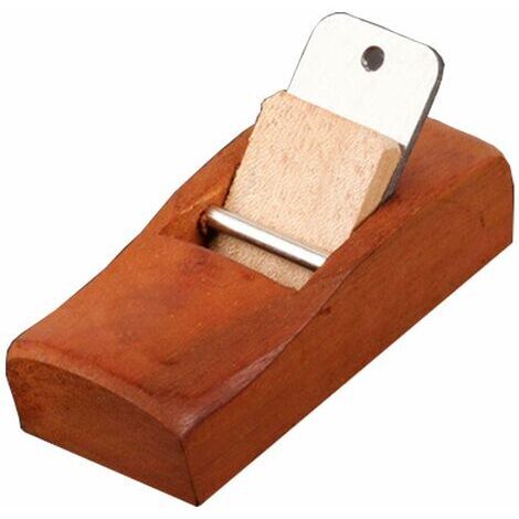 Mini-Holzhobel, Zimmermannshobel, Handhobel, Werkzeug für Holzbearbeitung, manueller Hobel mit Stahlklinge, Tischlerwerkzeug