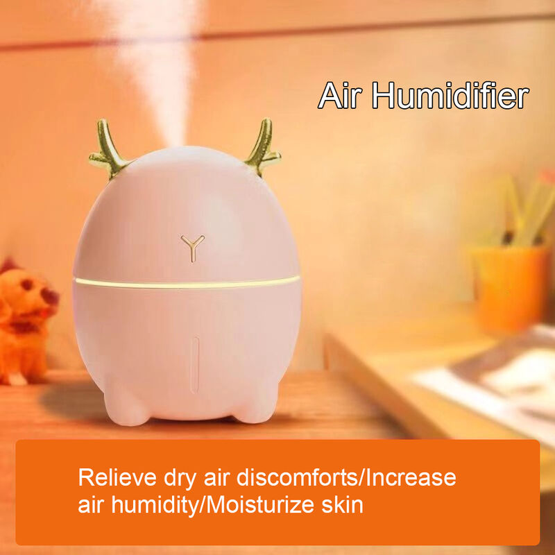 

Mini humidificador de aire 200ML, humidificador portatil, difusor de aceite esencial de aroma fabricante de niebla,Rosado