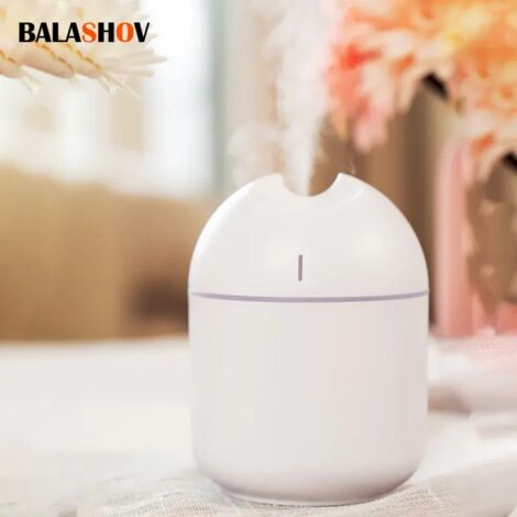 Mini humidificateur d'air, diffuseur d'huile essentielle, lampe LED USB pour maison, bureau, voiture, diffuseur d'arôme, brumisateur d'anions, purificateur de voiture, 250ML