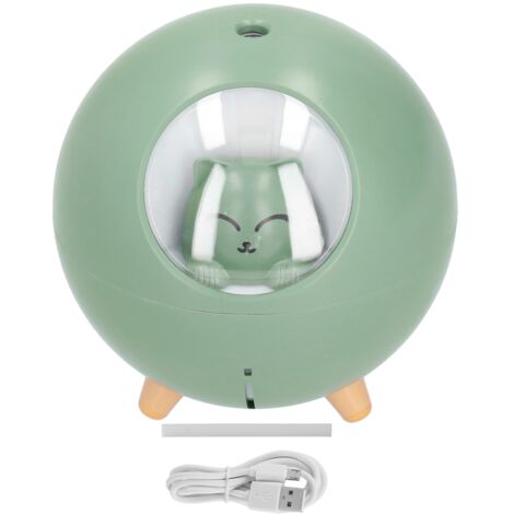 Mini Humidificateur d'Air USB pour Voiture, Bureau et Chambre - 220 ML, Vert