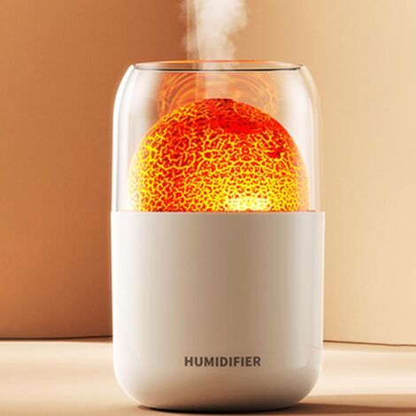 Mini humidificateur portable, 300 ml, petit humidificateur à brume fraîche, humidificateur de bureau personnel USB pour la chambre de bébé, les voyages, le bureau et la maison, arrêt automatique, 2 mo