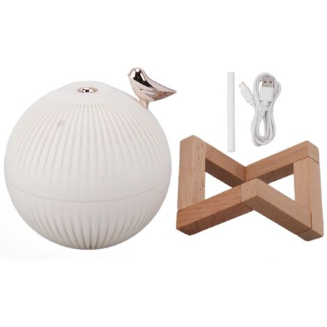 Mini Humidificateur USB 3D Lune Portable - Purificateur d'Air Compact 330ml avec Fonction Aromathérapie pour Maison