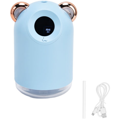 Mini Humidifier USB Charging 2 Modes Silent Portable Desk Air Humidifier with Night Light for Car Bedroom Office