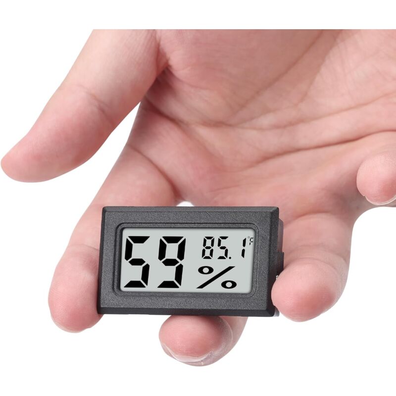 Mini hygromètre thermomètre numérique jauge d'humidité intérieure moniteur avec capteur de température Fahrenheit (℉)