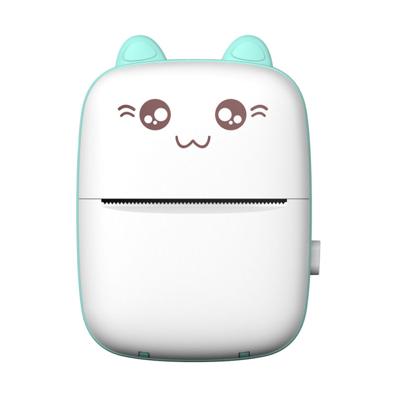 Lifcausal - Mini imprimante thermique portable bt sans fil 200 dpi avec 1 rouleau de papier thermique compatible avec Android iOS pour l'impression