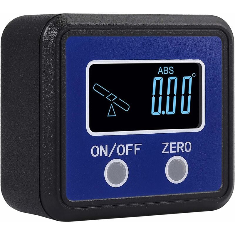 Forehill - Mini inclinomètre numérique électronique magnétique puissant multifonctionnel DL139 bleu