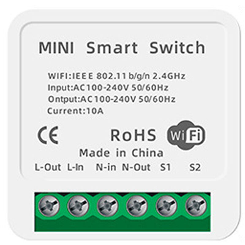 

Mini interruptor de la pintada del dispositivo de encendido / apagado inalambrico inteligente de la fidelidad de 10A 16A,10 A