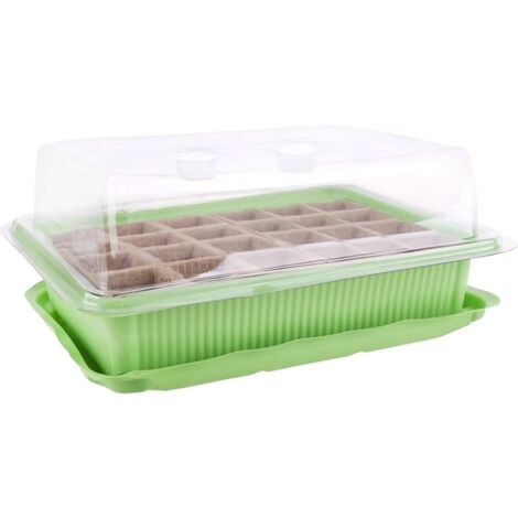 Mini invernadero 27x20x11cm 24 huecos Plantina