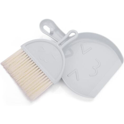 Mini juego de recogedor y cepillo, pequeño kit de limpieza con escoba y recogedor, juego de cepillos de mesa portátiles, herramientas de limpieza de residuos de mesa