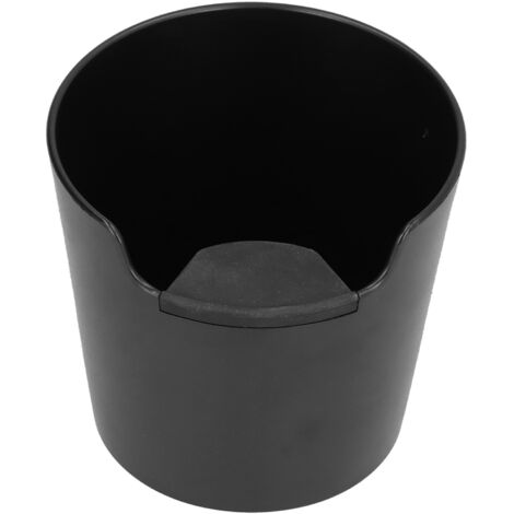 Mini-Kaffeesatzbehälter, Kaffeesatzreservoir, Zubehör für halbautomatische Kaffeemaschine (Schwarz)