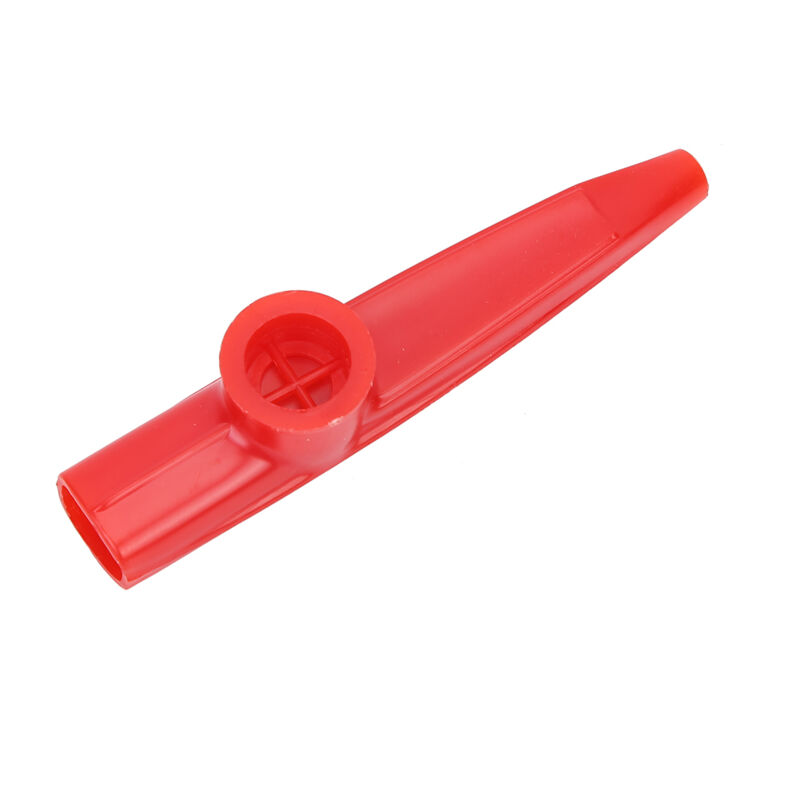 Image of Mini-Kazoo aus rotem Kunststoff – Tragbares und leicht zu erlernendes Musikinstrument für Anfänger
