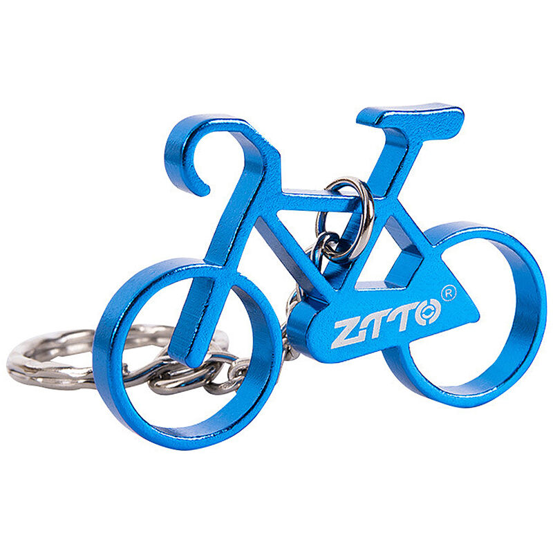 

Mini llavero de bicicleta llavero de aleacion de aluminio llavero de bicicleta, azul