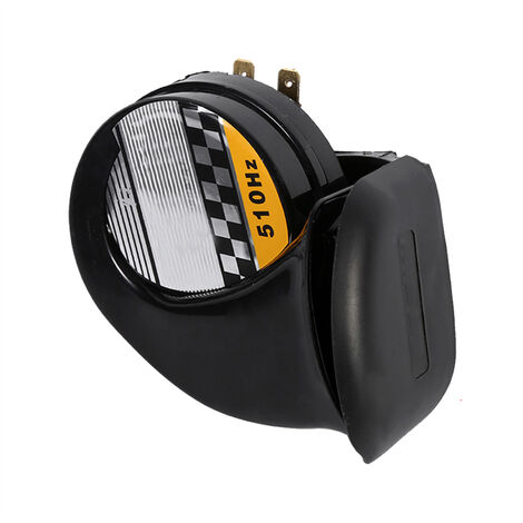Mini klaxon électronique fort universel d'escargot pour le haut-parleur de voix fort de moto 12V 510HZ