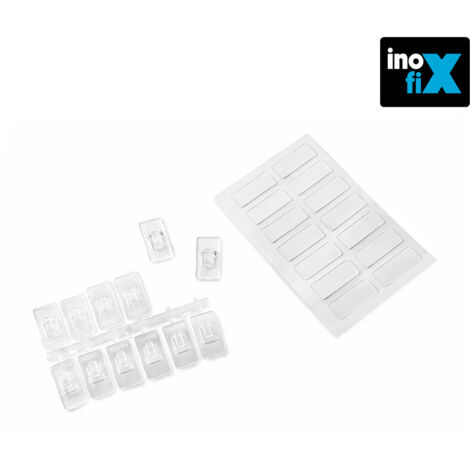 Mini-Klebehaken zum Aufhängen INOFIX 3733-8-001 (Blister 12 Einheiten)