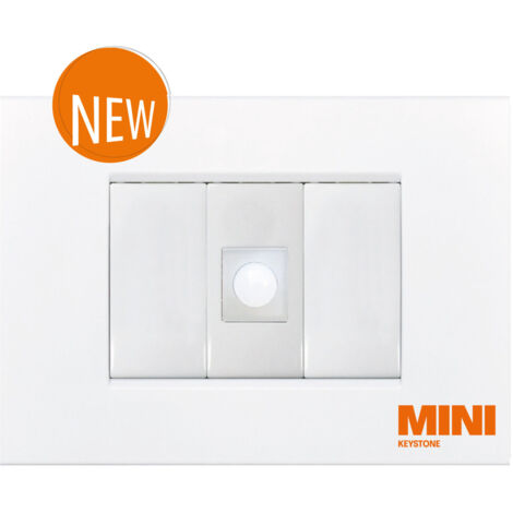 Mini Kystone Sensore Di Movimento Infrarossi ( TECNOSWITCH cod. KS022SE )