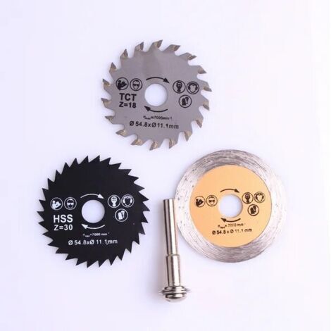 Mini lame de scie circulaire, diamètre extérieur, 54.8 Mm, haute qualité, outils de coupe, livraison directe