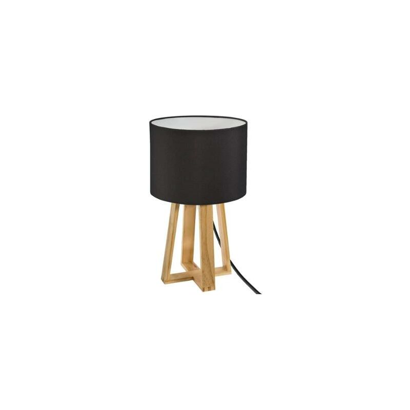 Lamdada da tavolo molu D.20XH35CM nera con base in